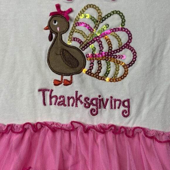 Koala Kids “My First Thanksgiving” Pink Tutu Dress – 6M - Picture 5 of 6